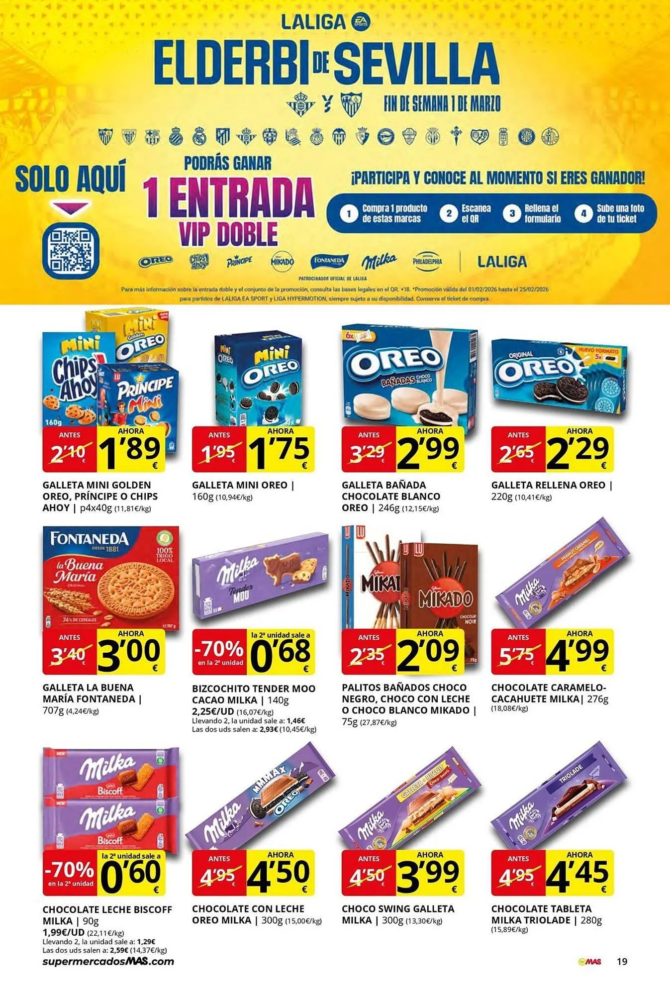 Catálogo de Folleto Supermercados MAS 2 de febrero al 26 de febrero 2026 - Página 19