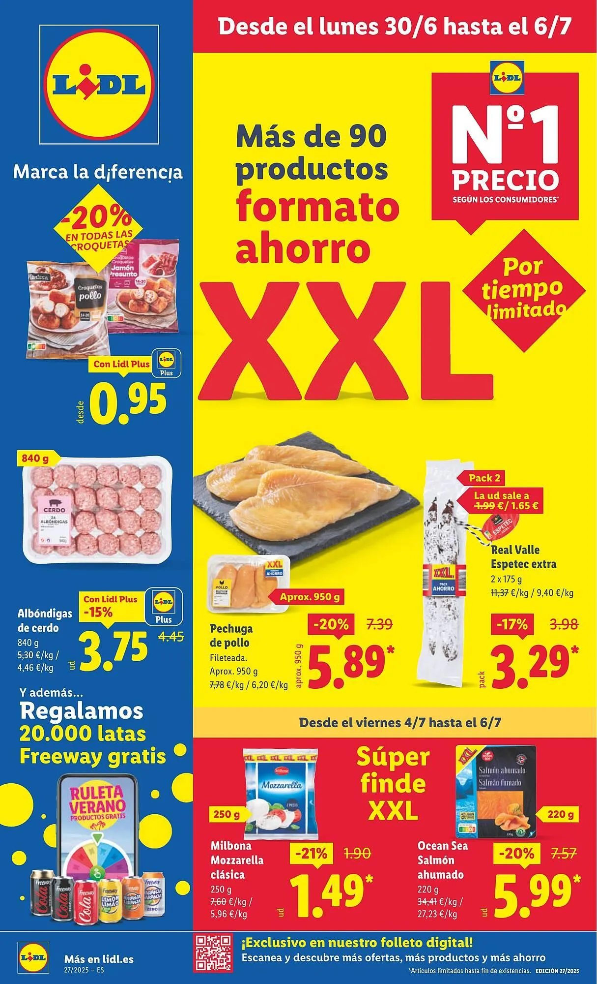 Catálogo de Folleto Lidl 30 de junio al 6 de julio 2025 - Página 1