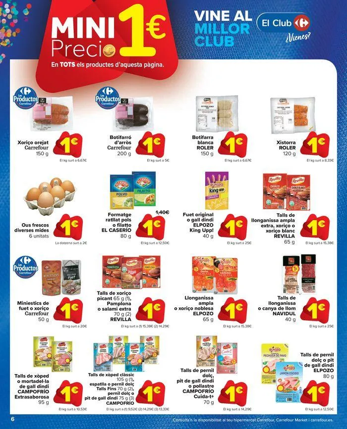 Catálogo de Mini Precio 1€ 10 de mayo al 23 de mayo 2024 - Página 6