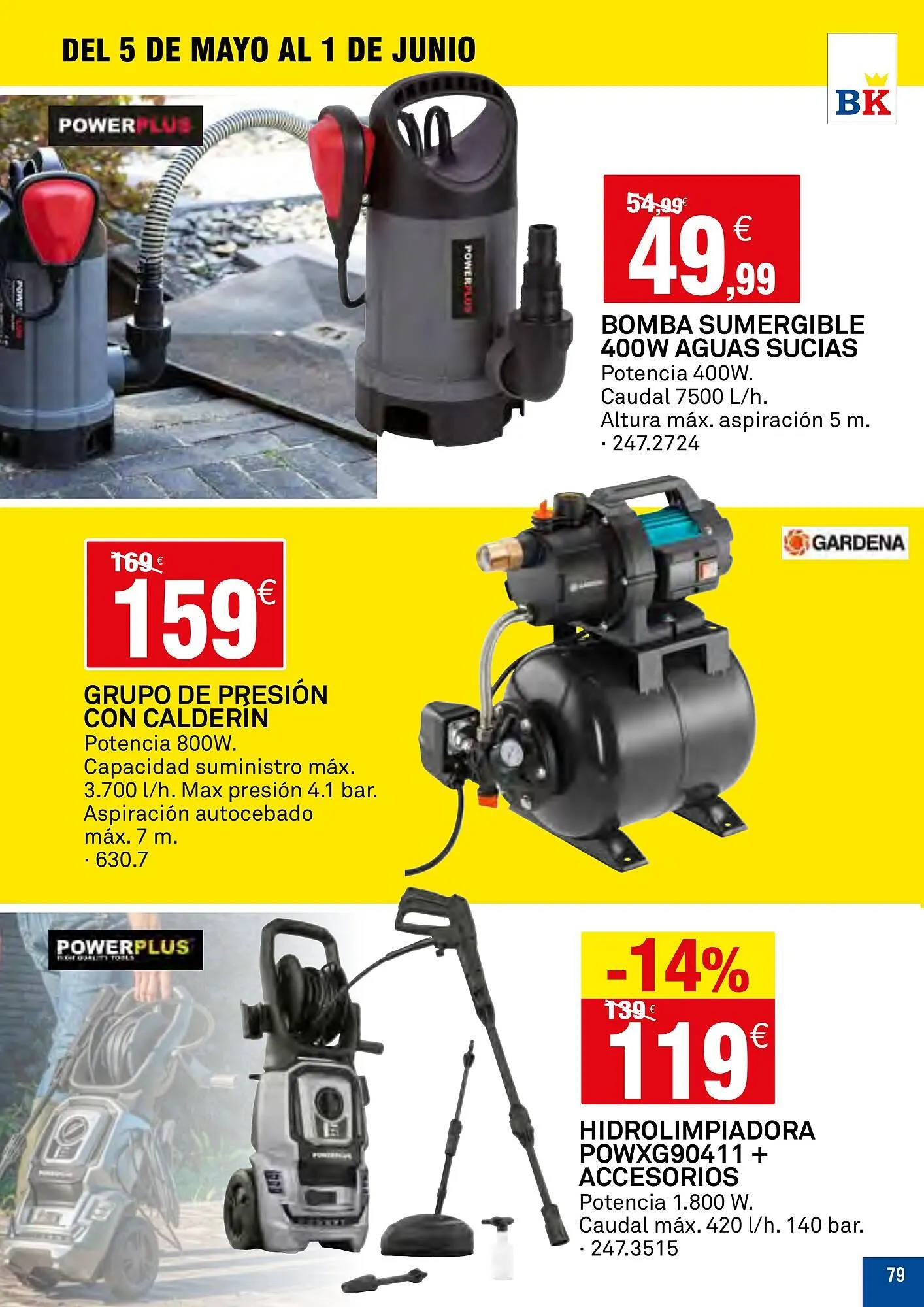 Catálogo de Folleto Bricoking 5 de mayo al 1 de junio 2025 - Página 79