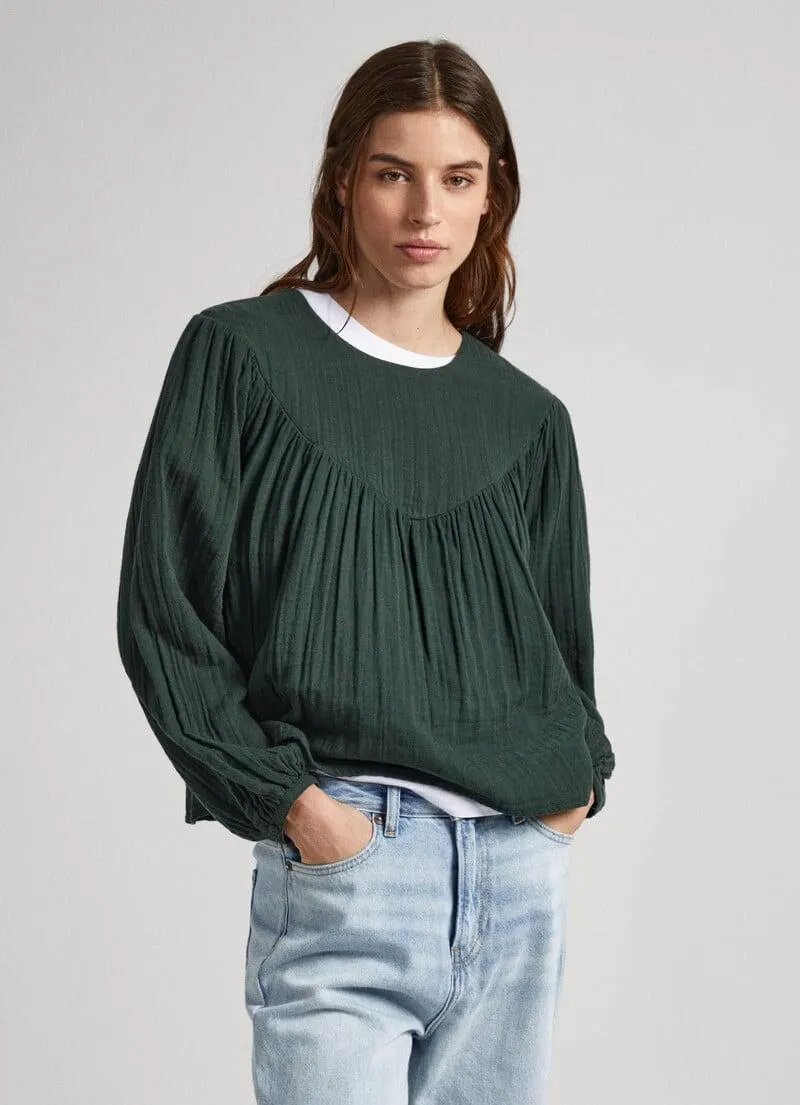 BLUSA WAFFLE ALGODÓN