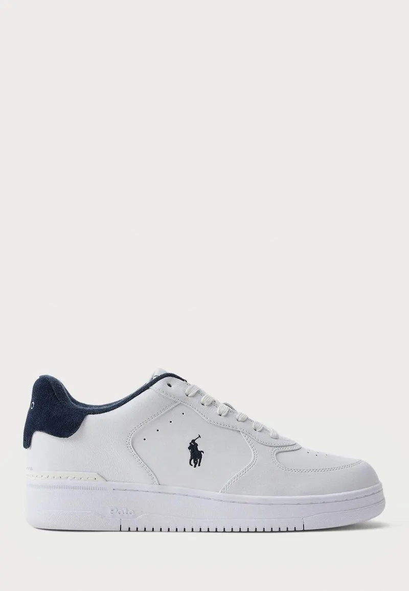 MASTERS COURT LEATHER SNEAKER UNISEX - Zapatillas - white/navy