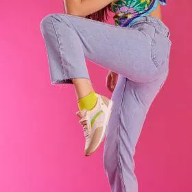 Arbent women's pink textured sneakers