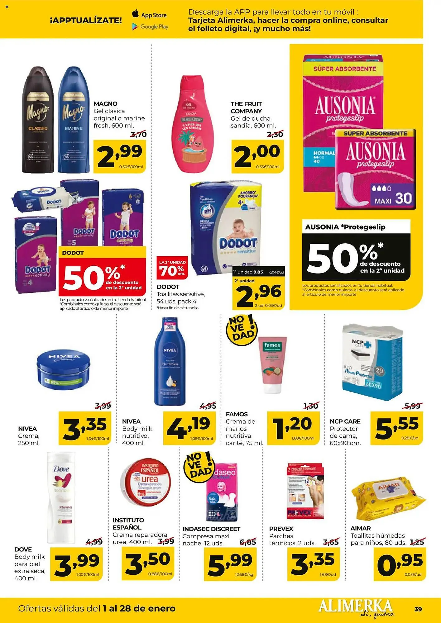 Catálogo de Folleto Alimerka 1 de enero al 28 de enero 2026 - Página 39