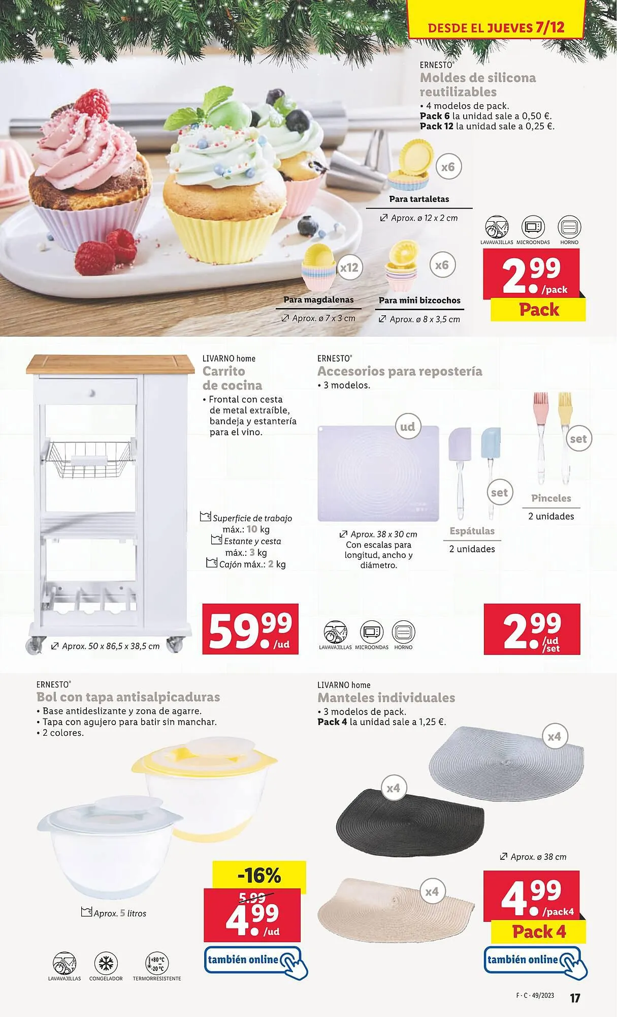 Catálogo de Folleto Lidl 4 de diciembre al 10 de diciembre 2023 - Página 47