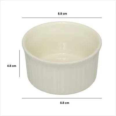 Ramequín diámetro 9 cm cerámica a juego