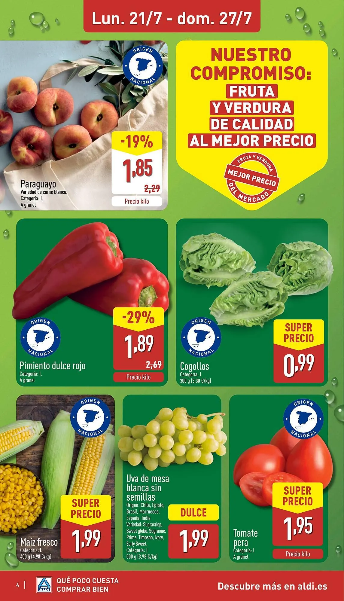 Catálogo de Folleto ALDI 21 de julio al 27 de julio 2025 - Página 4