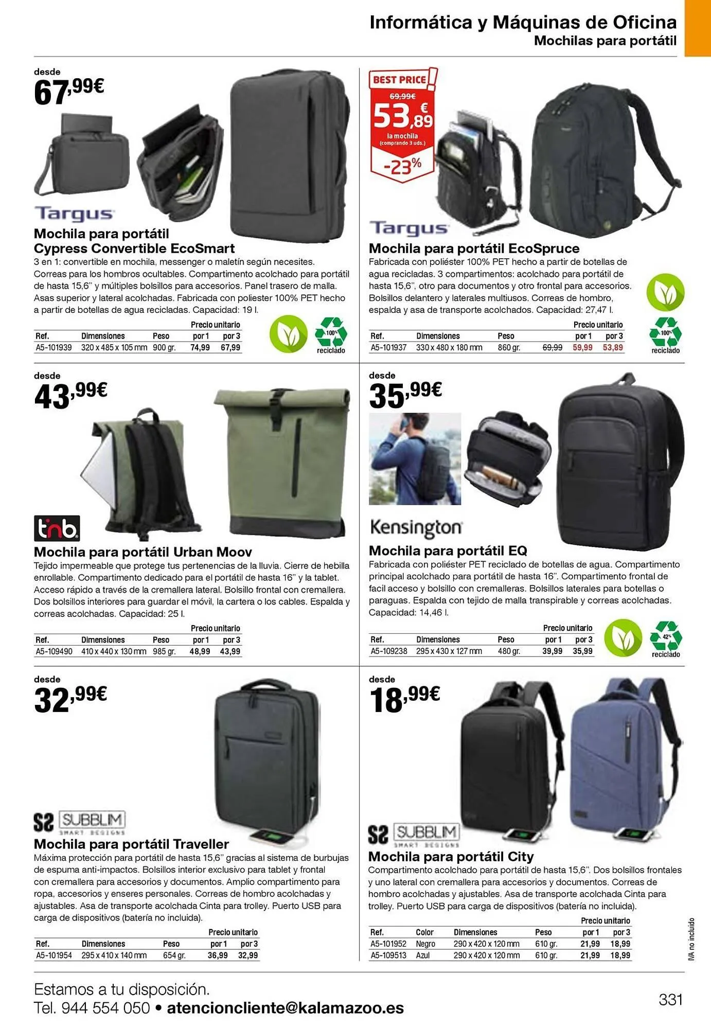 Catálogo de Folleto Staples Kalamazoo 19 de enero al 31 de diciembre 2026 - Página 331