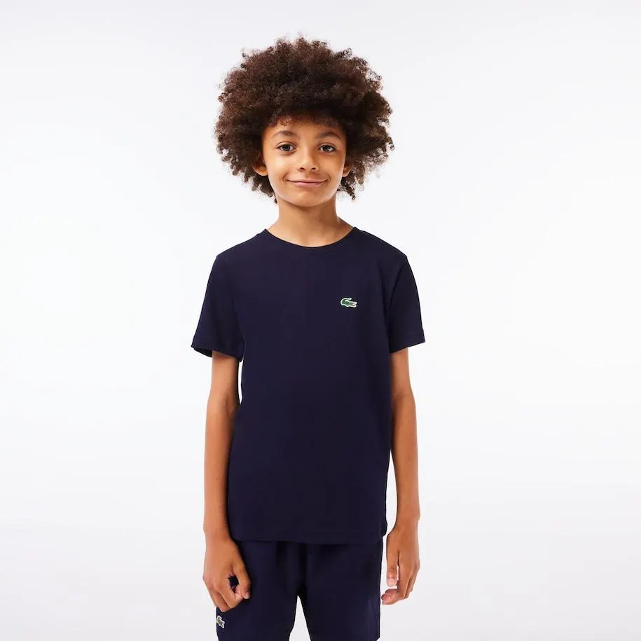 Camiseta de niño Lacoste SPORT en mezcla de algodón transpirable
