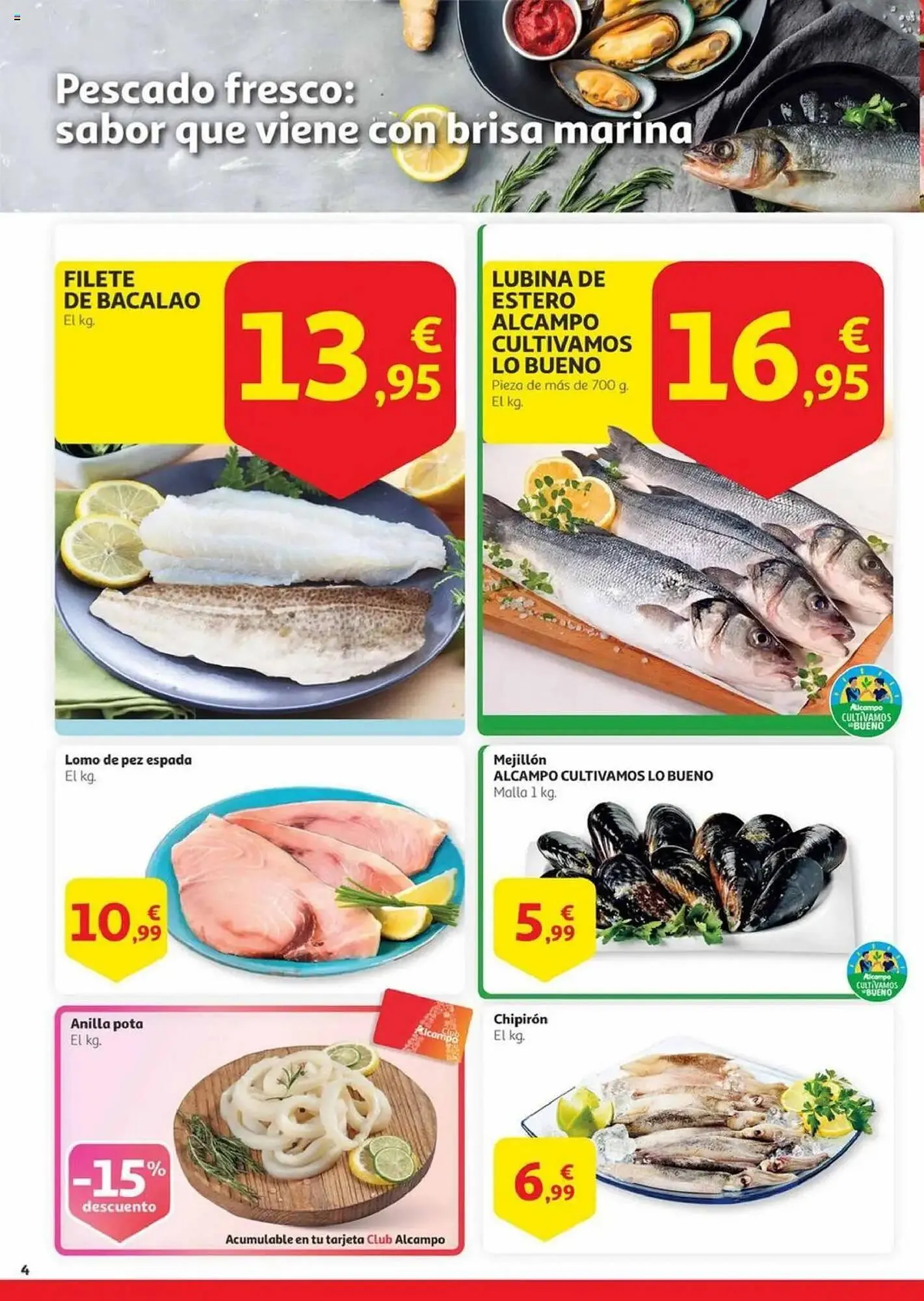 Catálogo de Folleto Alcampo 15 de julio al 29 de julio 2025 - Página 4