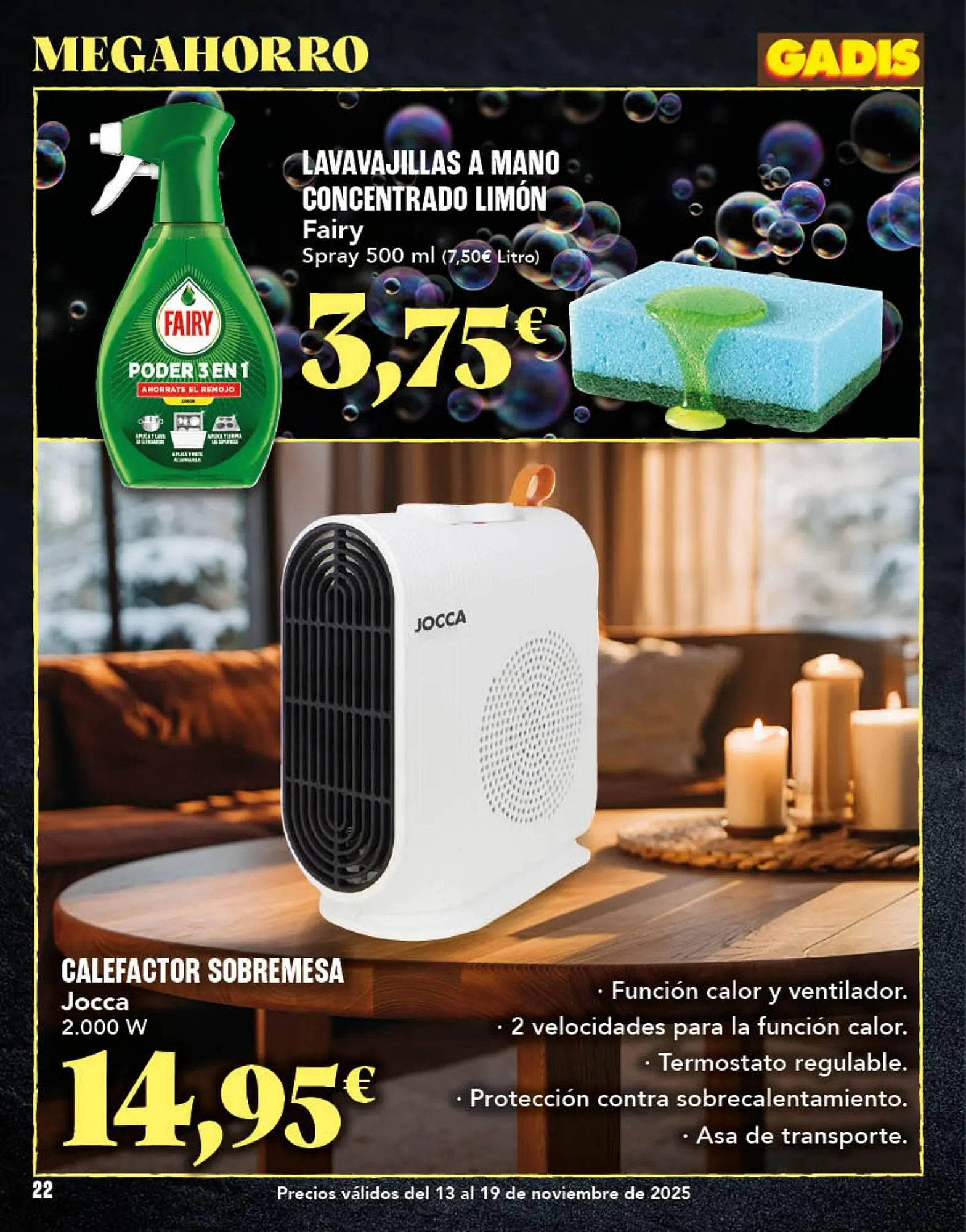 Catálogo de Folleto Gadis 13 de noviembre al 19 de noviembre 2025 - Página 22