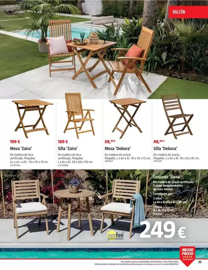 Catálogo de Bauhaus Verano 1 de junio al 31 de agosto 2025 - Página 77
