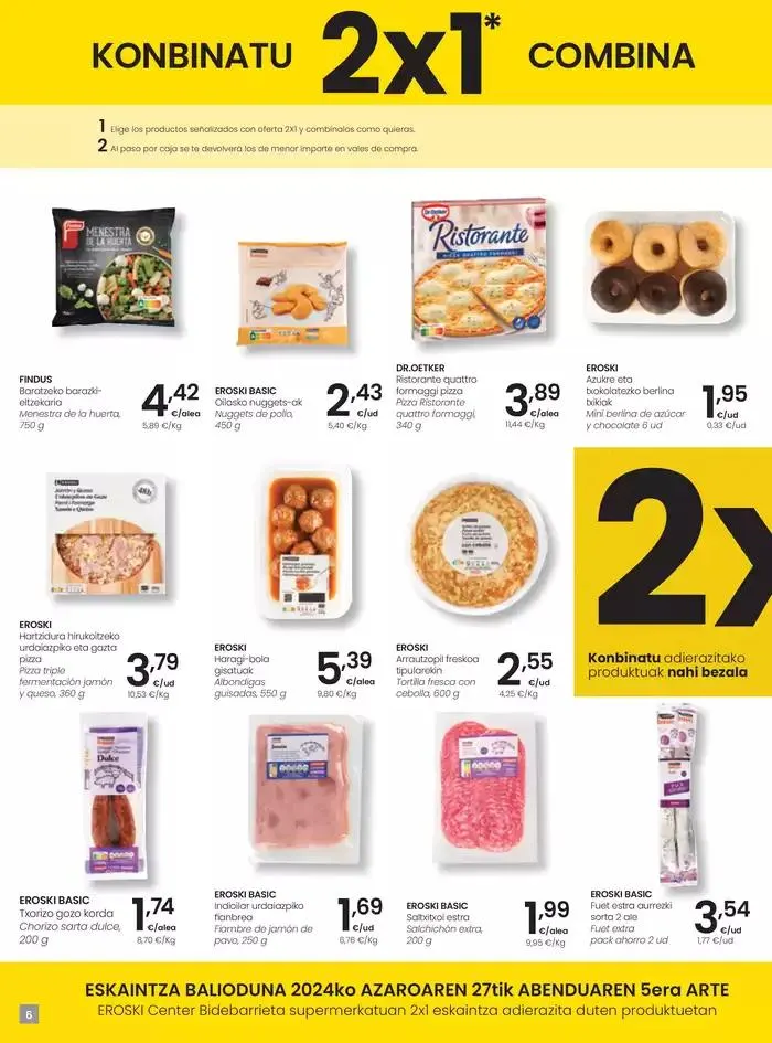 Catálogo de Nueva apertura EROSKI Center Bidebarrieta 27 de noviembre al 5 de diciembre 2024 - Página 6