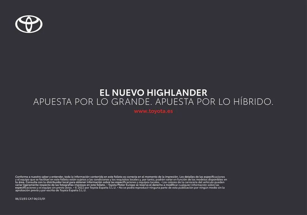 Catálogo de Catálogo SUV Toyota Highlander 26 de junio al 26 de junio 2025 - Página 21