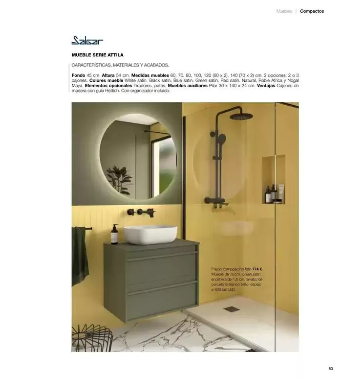 Catálogo de Catálogo de baños 24/25 2 de enero al 31 de agosto 2025 - Página 180