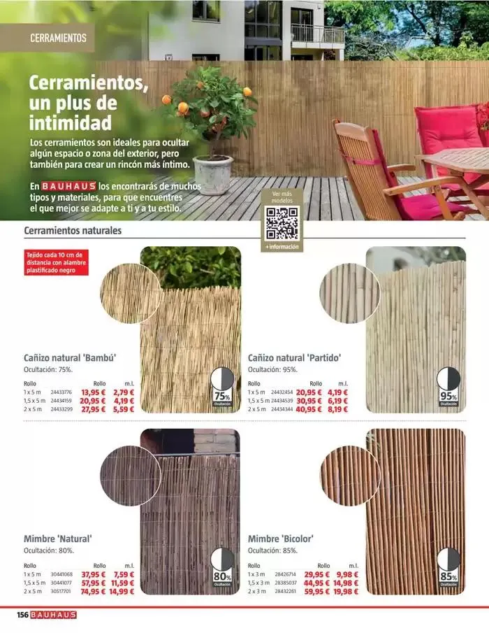 Catálogo de Bauhaus Verano 1 de junio al 31 de agosto 2025 - Página 156