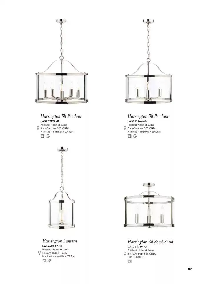 Catálogo de Lighting & Mirror Collection 12 de marzo al 31 de agosto 2025 - Página 105