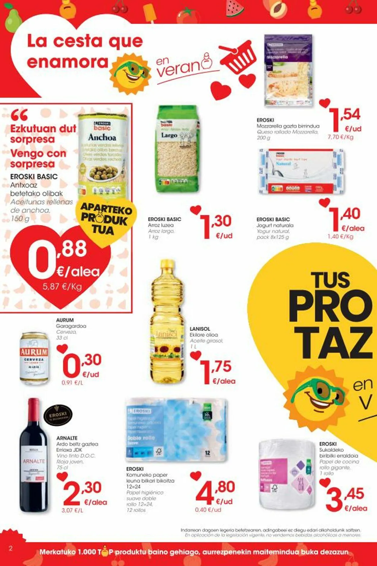 Catálogo de Eroski Oferta actual 1 de abril al 15 de abril 2025 - Página 2