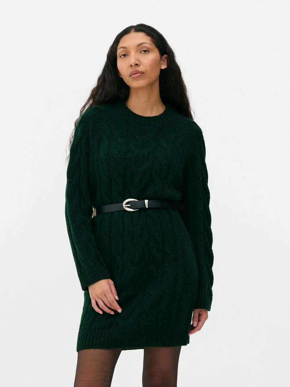 Vestido de punto de ochos