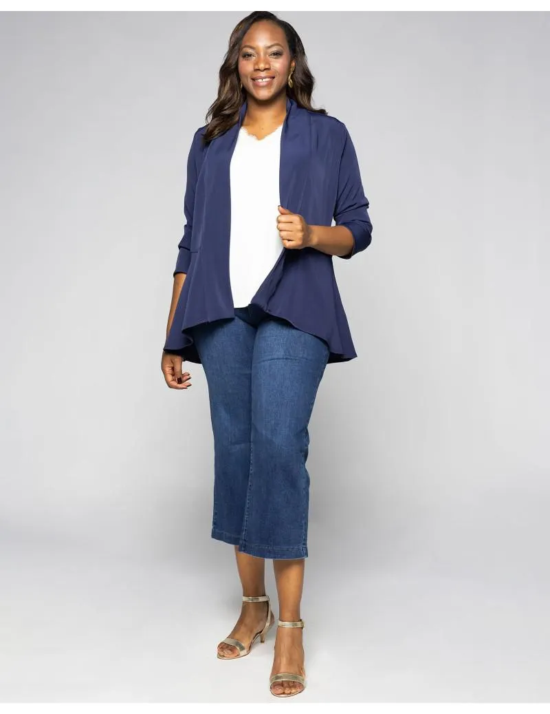 Culotte denim cinturón