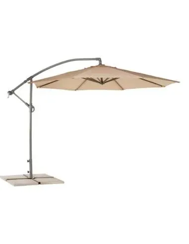 Parasol Viena 300 Beige Lateral Hevea