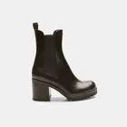 Botines chelsea de mujer con tacón ancho