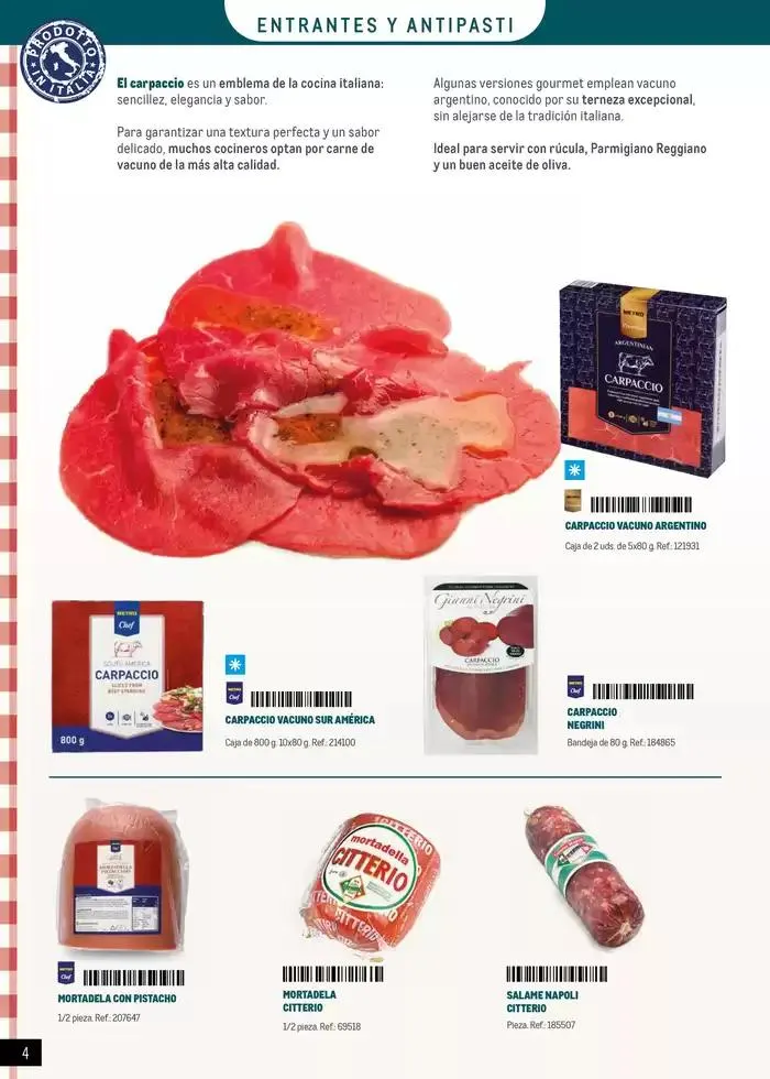 Catálogo de Restaurantes Italianos 2 de mayo al 31 de diciembre 2025 - Página 4
