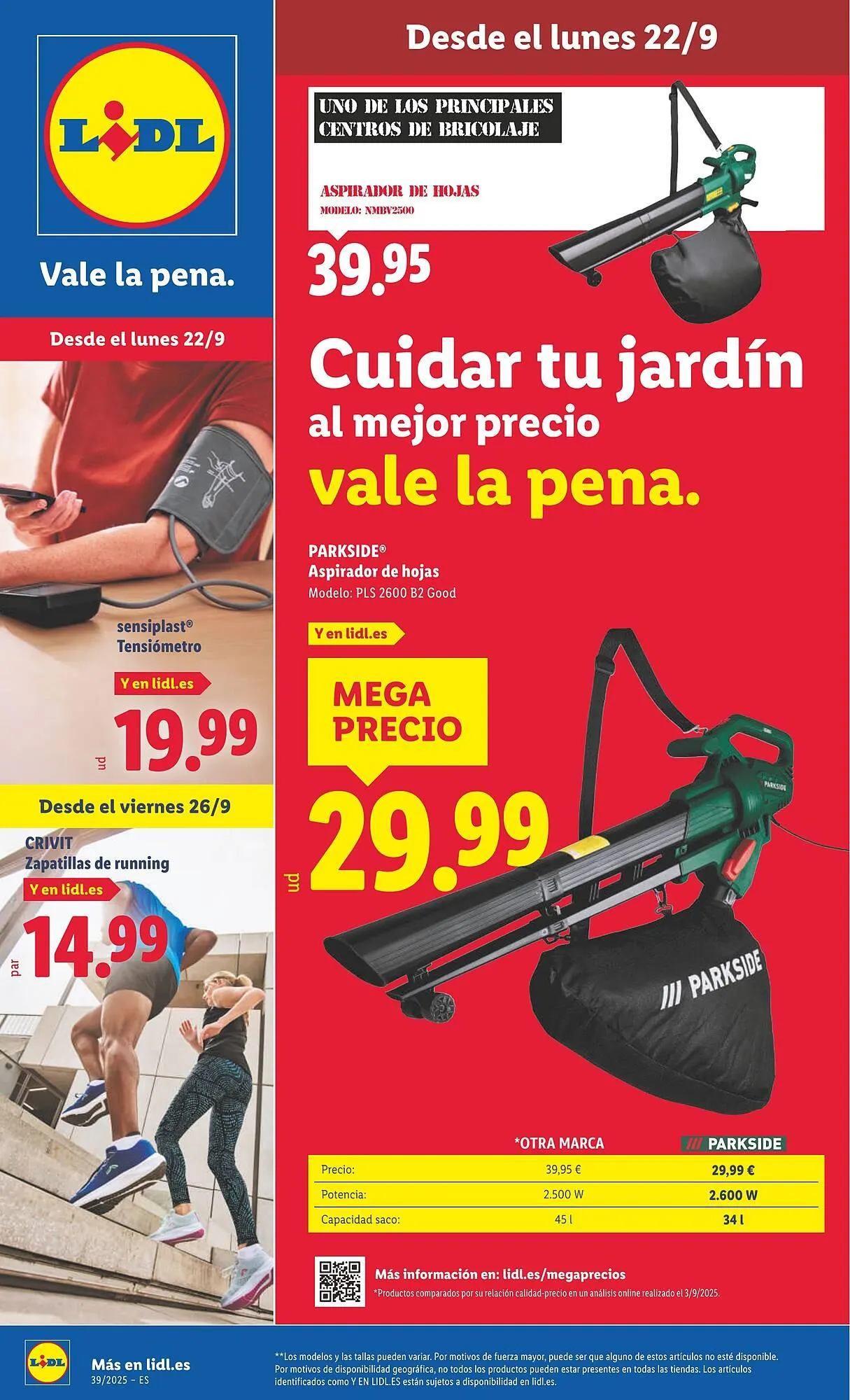 Catálogo de Catálogo Lidl 22 de septiembre al 28 de septiembre 2025 - Página 1