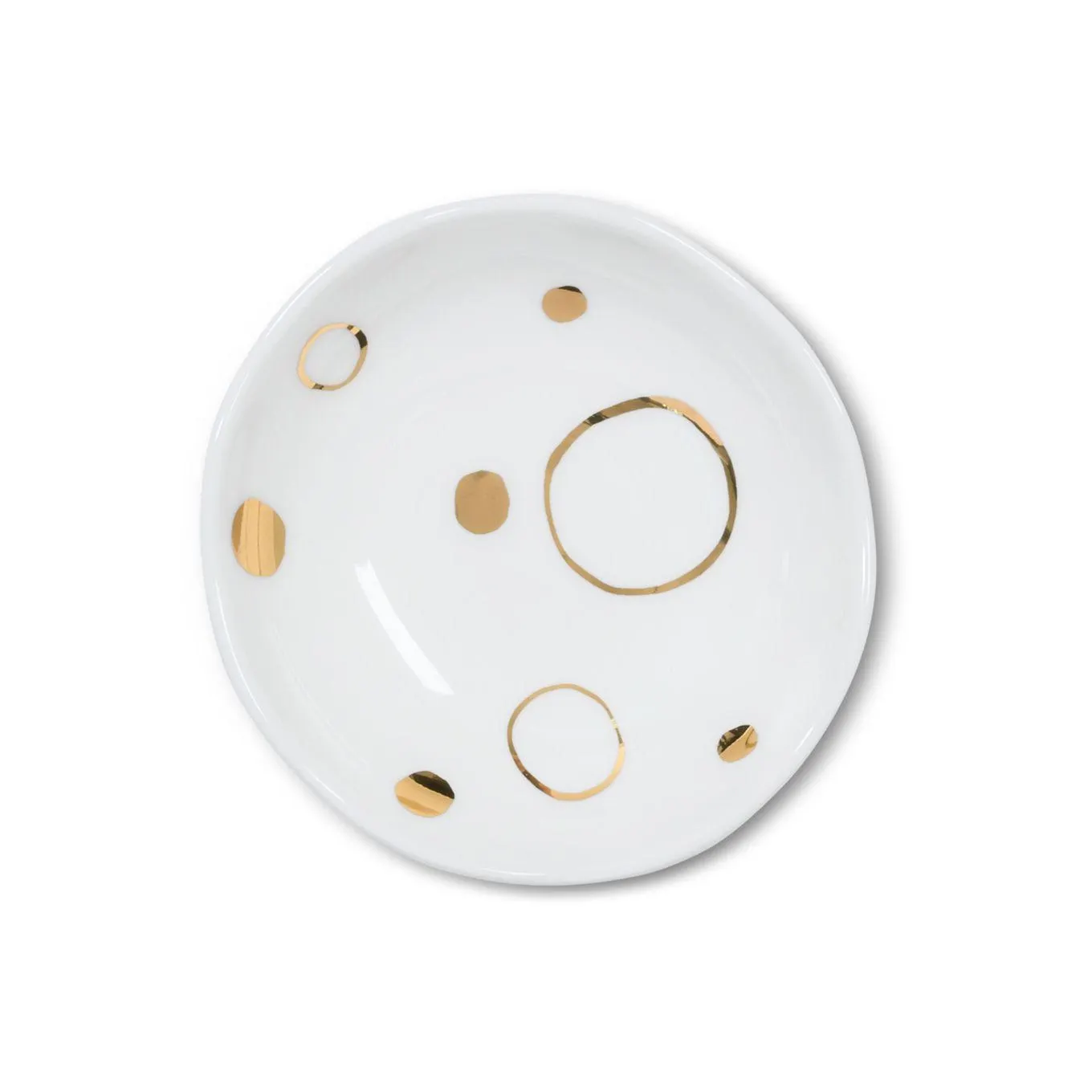 Good Morning saucer 10x10.5 cm gold