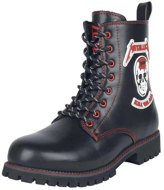 "EMP Signature Collection" Botas Moteras Negro de Metallica