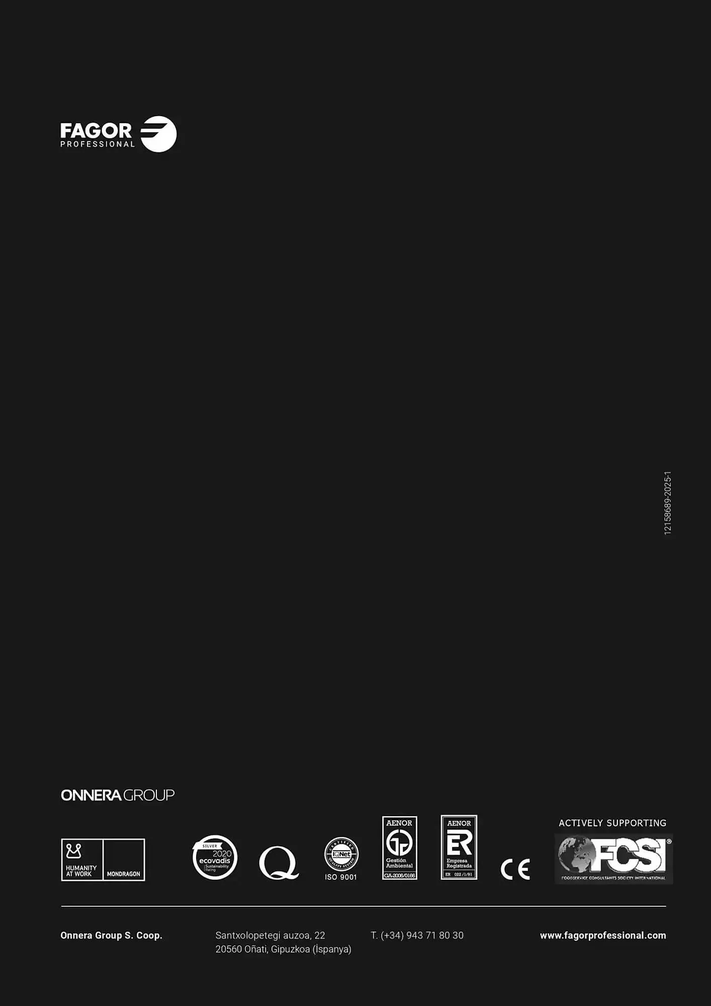 Catálogo de Folleto Fagor 3 de marzo al 1 de enero 2026 - Página 546