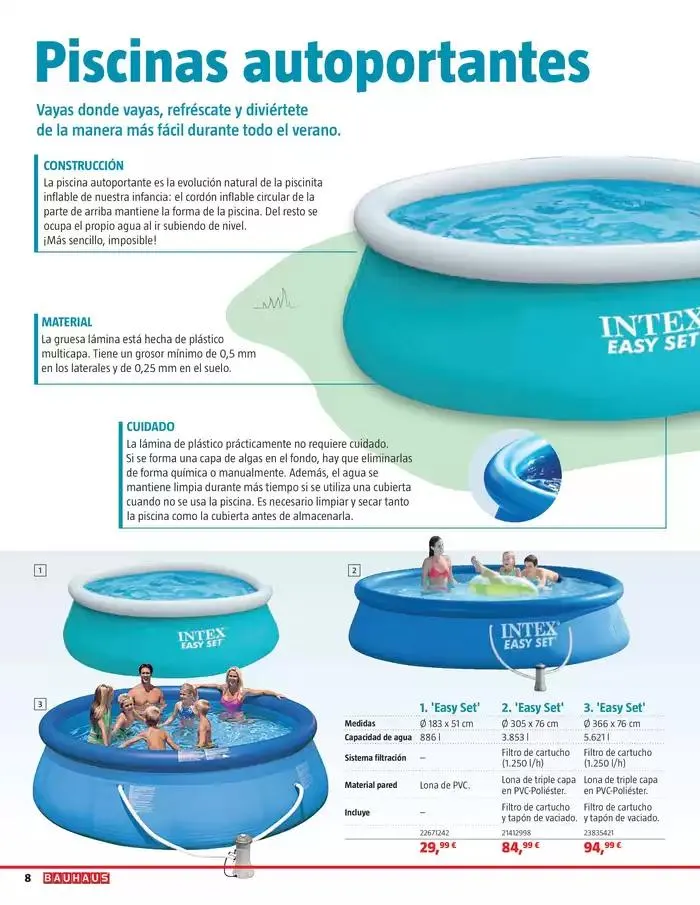 Catálogo de Piscinas, spa, limpieza y Mantenimiento 8 de mayo al 7 de junio 2025 - Página 8