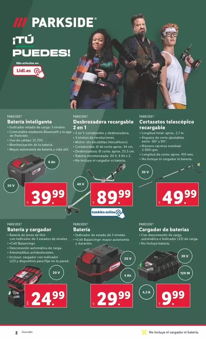 Catálogo de ¡Bazar Lidl! Ofertas válidas del 24/03 al 30/03 24 de marzo al 30 de marzo 2025 - Página 2