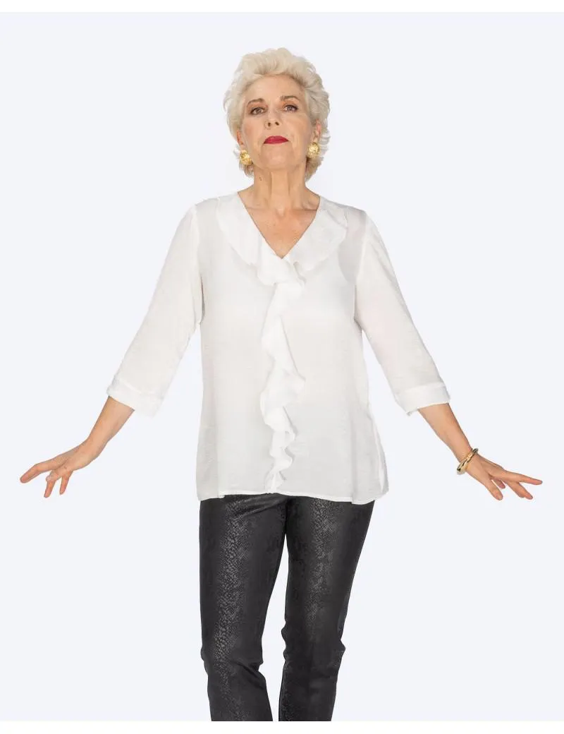 Blusa Raso Chorreras