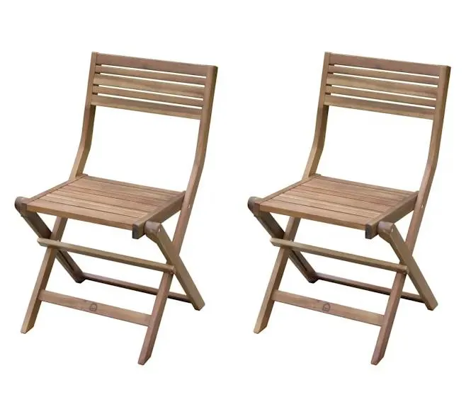 Sillas de jardín Lyco 2 unidades