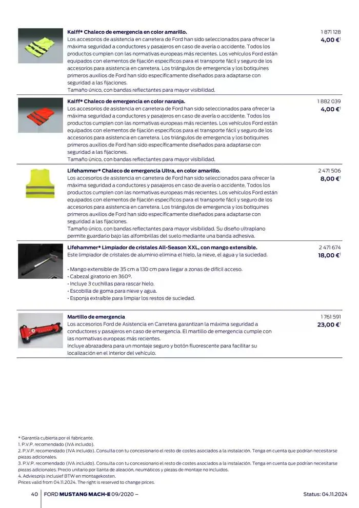 Catálogo de Ford de accesorios Ford Mustang Mach-E 13 de noviembre al 13 de noviembre 2025 - Página 40