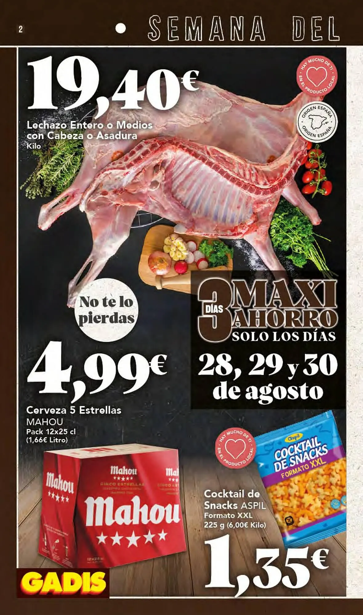 Catálogo de Folleto Gadis 28 de agosto al 3 de septiembre 2025 - Página 2