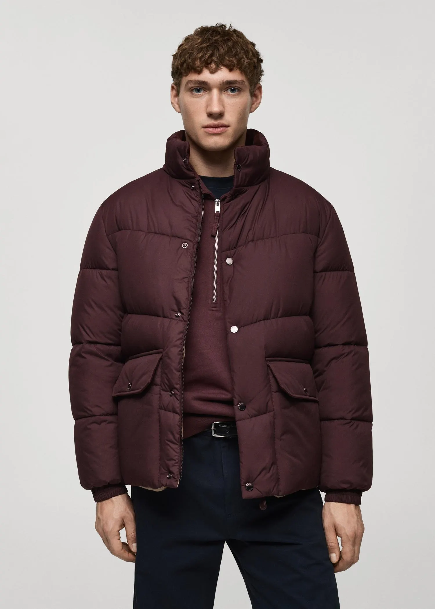 Anorak acolchado water-repellent