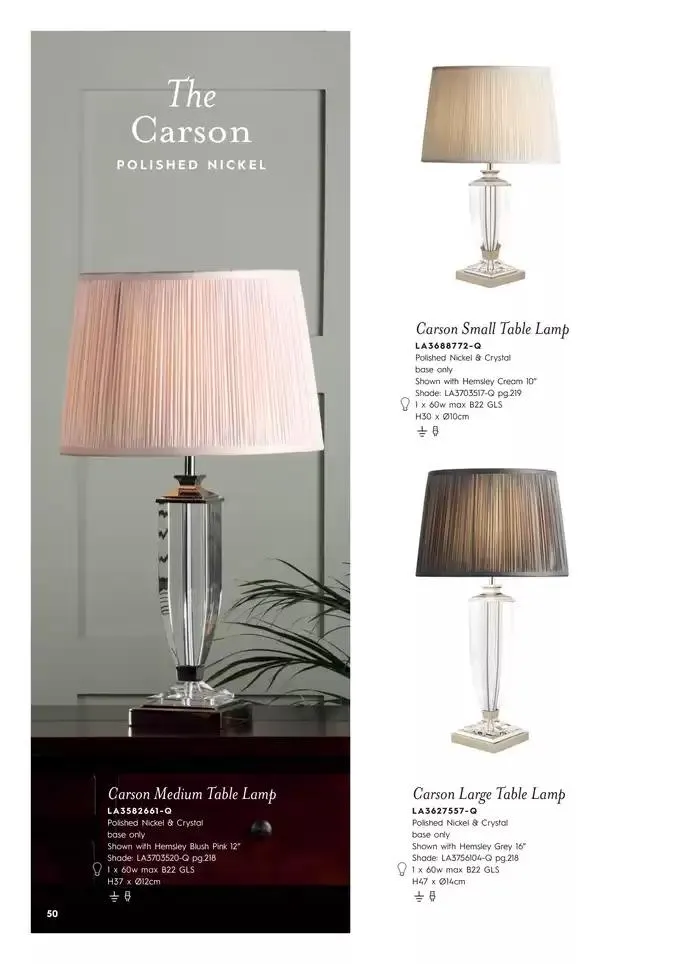 Catálogo de Lighting & Mirror Collection 12 de marzo al 31 de agosto 2025 - Página 52