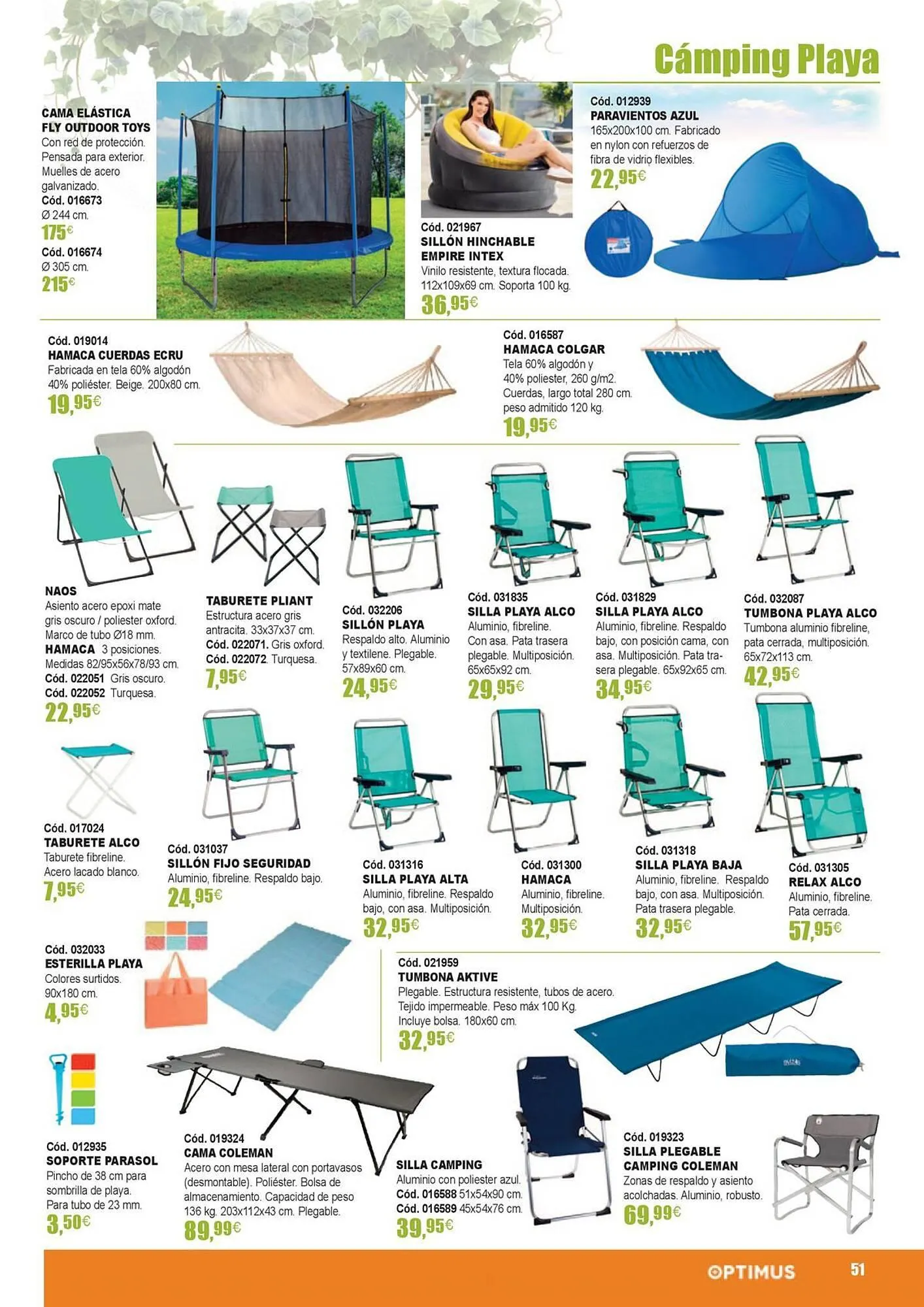 Catálogo de Folleto Optimus 21 de marzo al 31 de agosto 2024 - Página 51