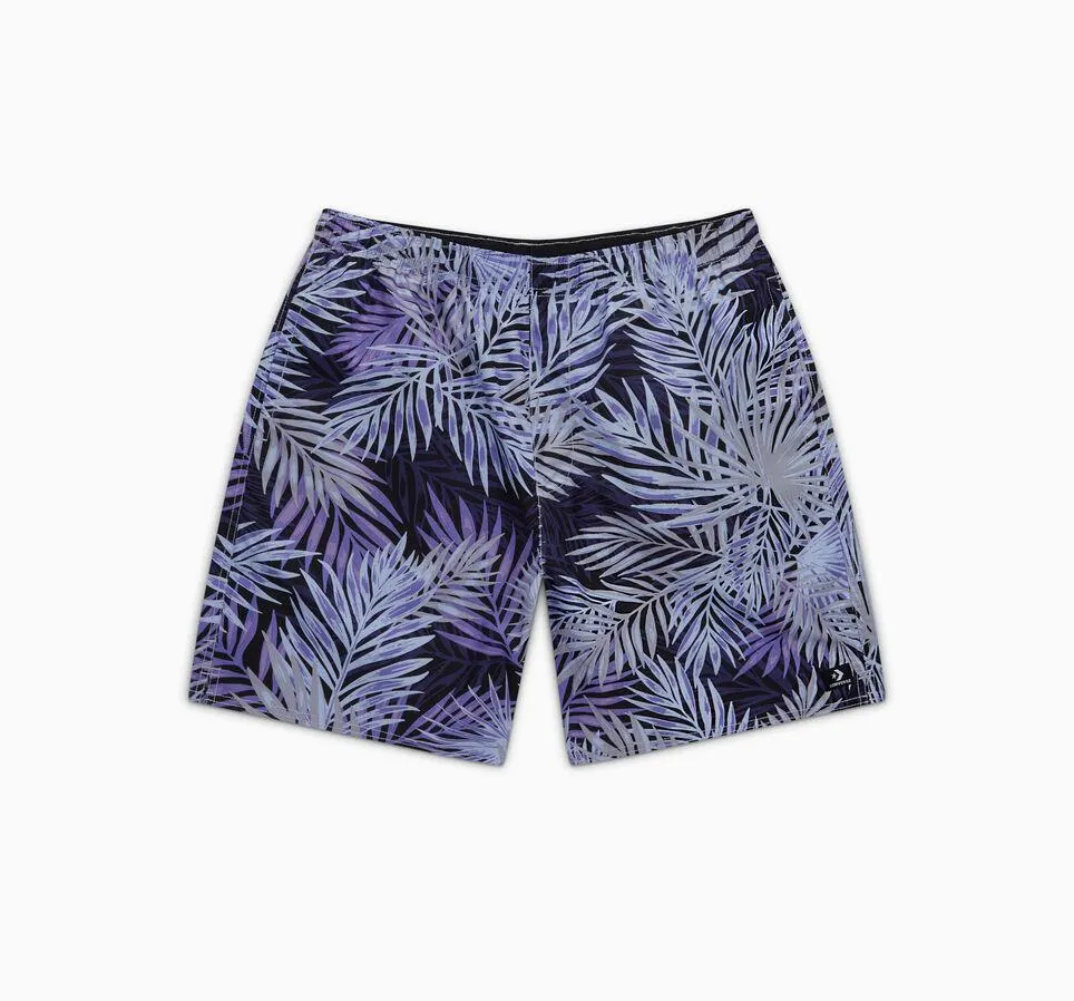 Plant Print Resort Shorts