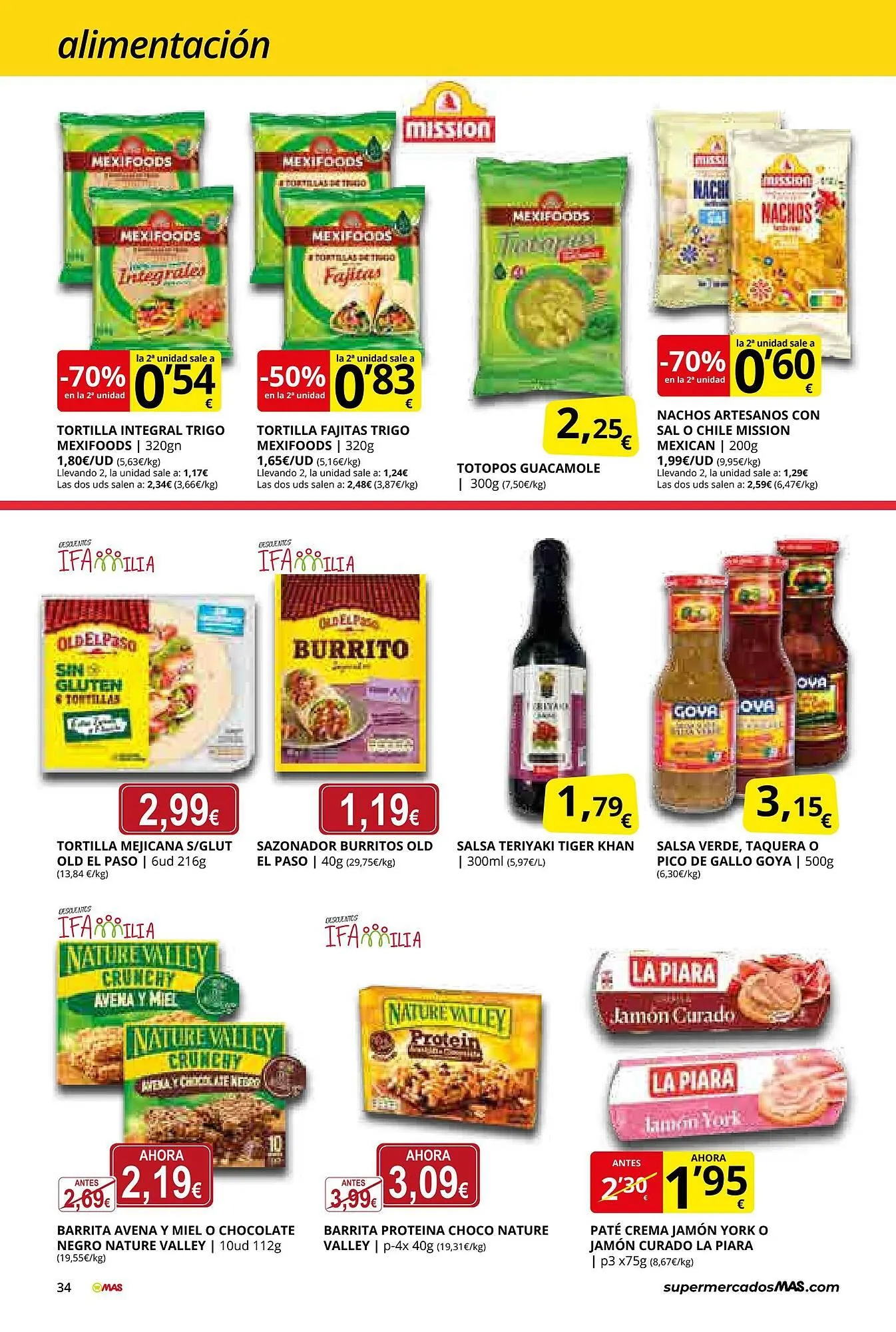 Catálogo de Folleto Supermercados MAS 27 de junio al 31 de julio 2025 - Página 34