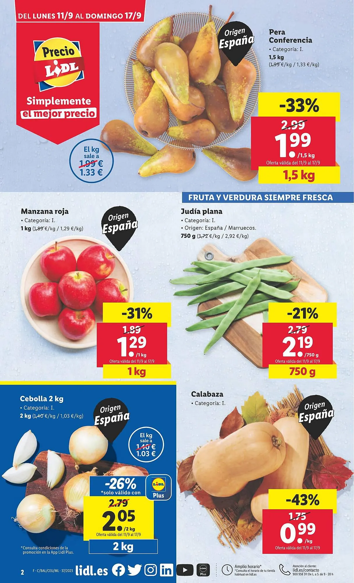 Catálogo de Folleto Lidl 11 de septiembre al 17 de septiembre 2023 - Página 22