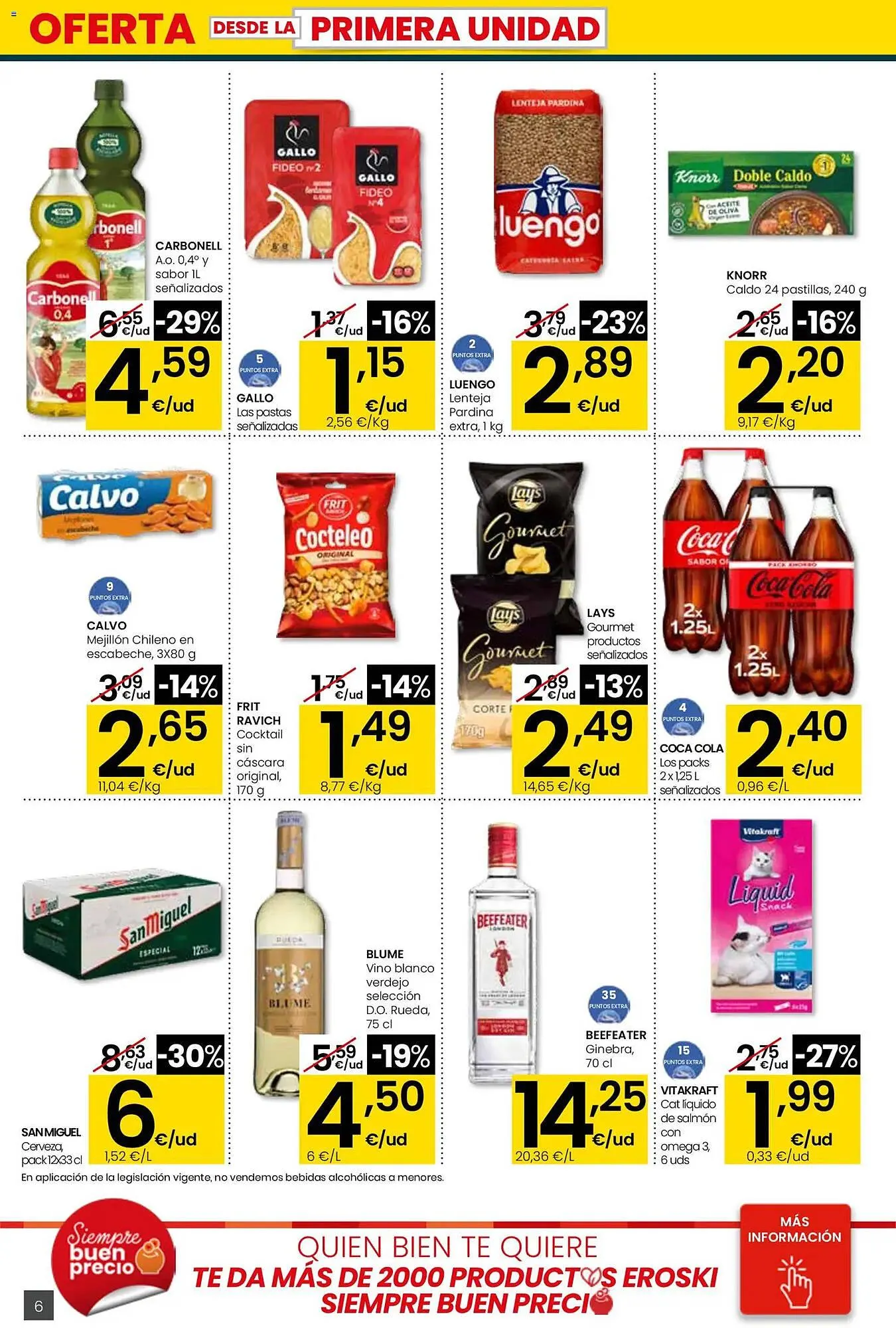 Catálogo de Folleto Eroski 12 de febrero al 25 de febrero 2026 - Página 6