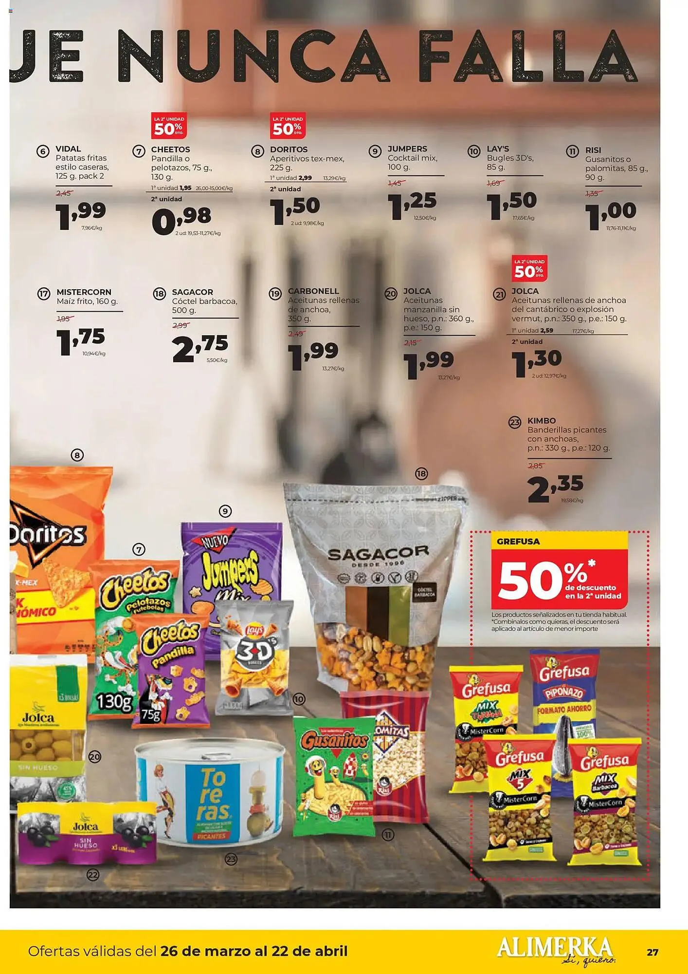 Catálogo de Folleto Alimerka 26 de marzo al 22 de abril 2026 - Página 27