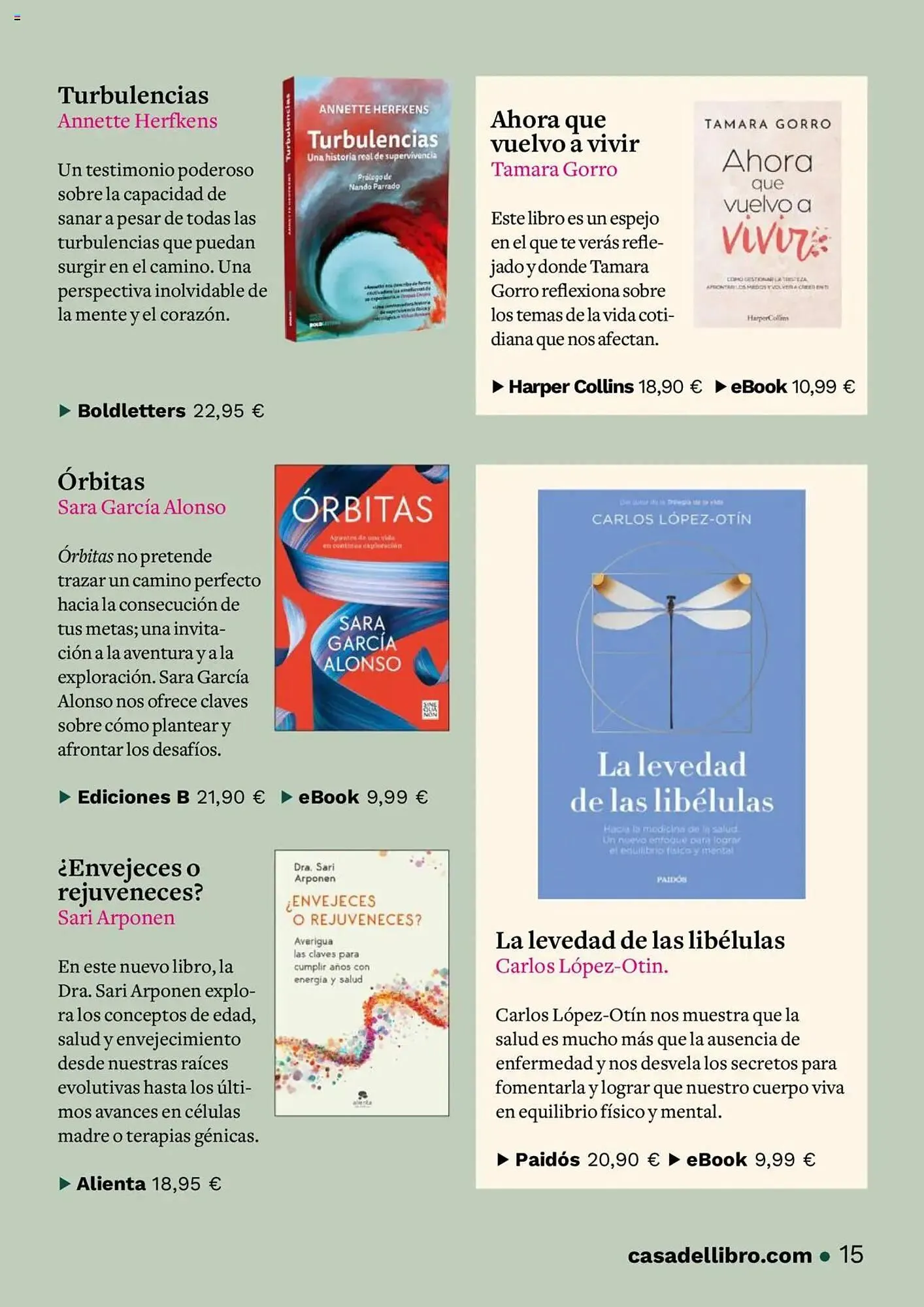Catálogo de Folleto Casa del Libro 7 de abril al 22 de abril 2025 - Página 15