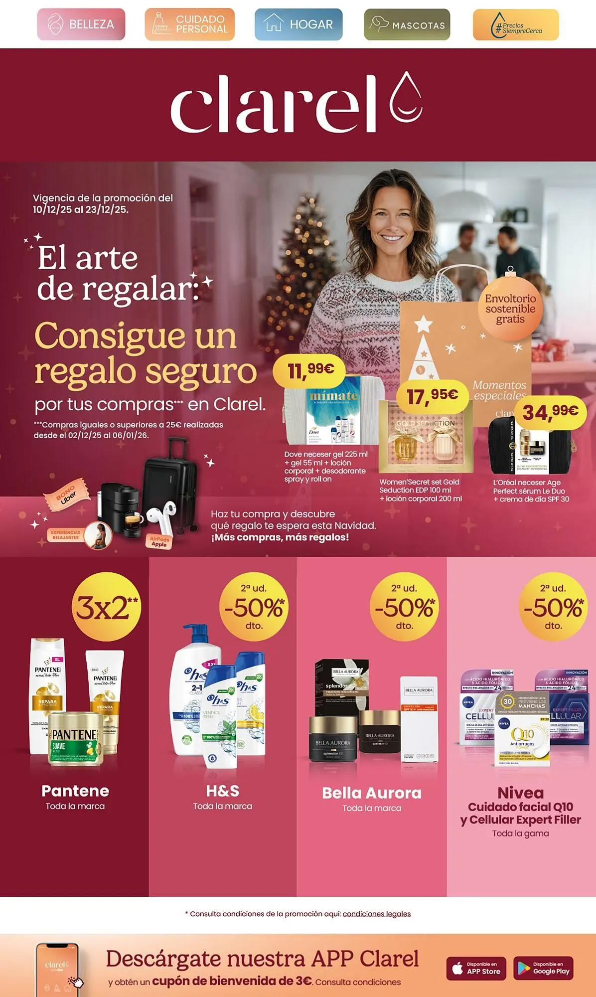 Catálogo de Folleto Clarel 10 de diciembre al 23 de diciembre 2025 - Página 1