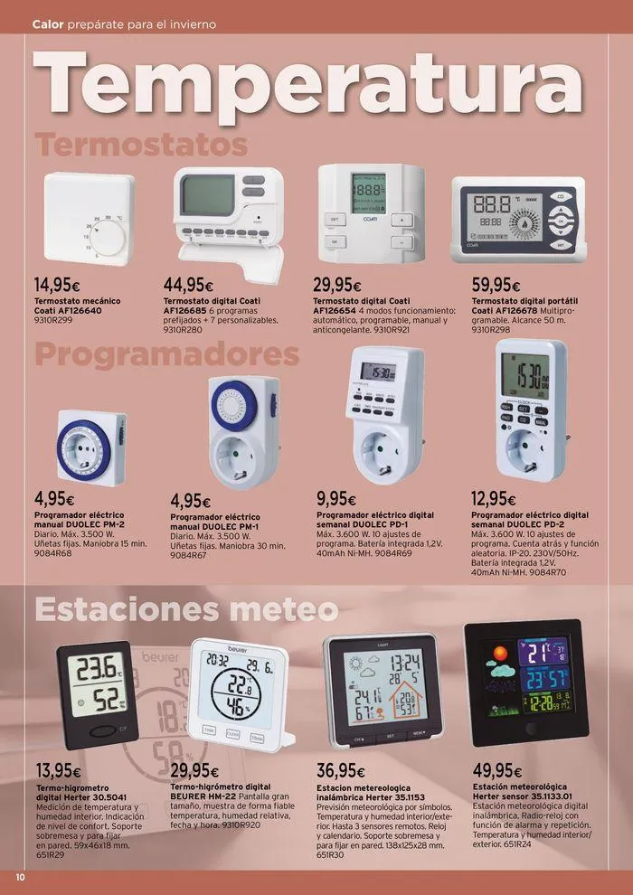 Catálogo de Calor, prepárate para el invierno! 17 de septiembre al 28 de febrero 2025 - Página 10