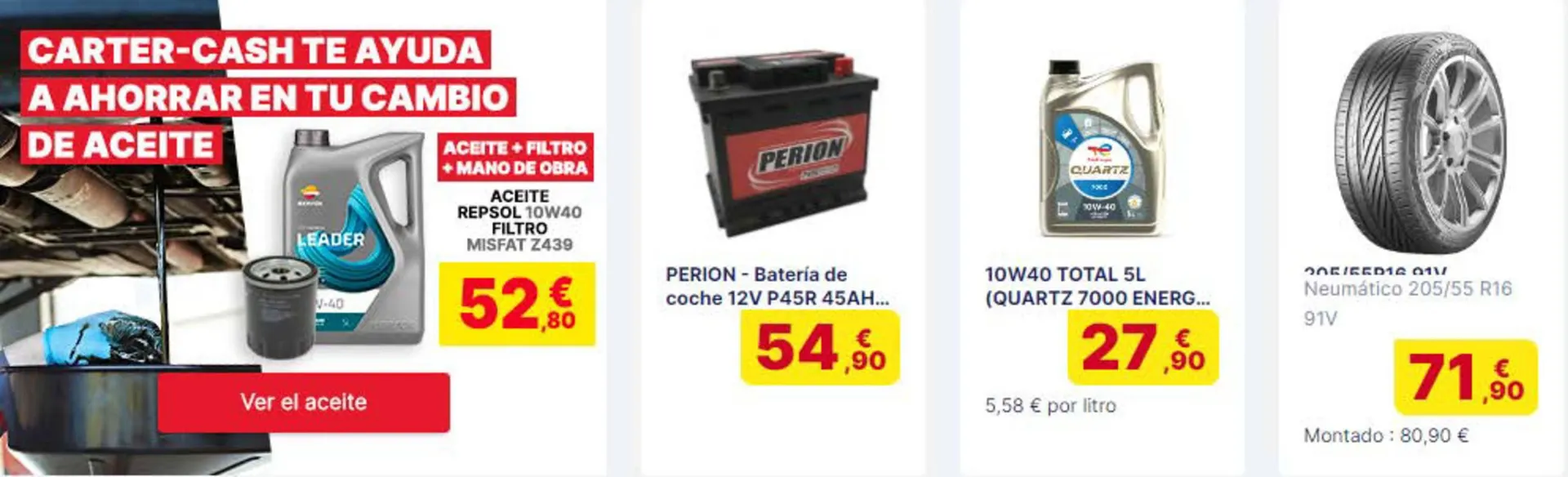 Folleto Carter Cash - 1