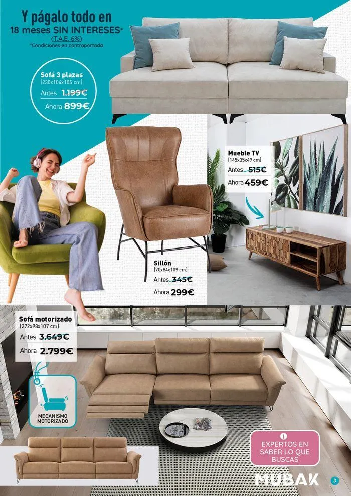 Catálogo de Especial sofás! 2 de septiembre al 5 de enero 2025 - Página 3